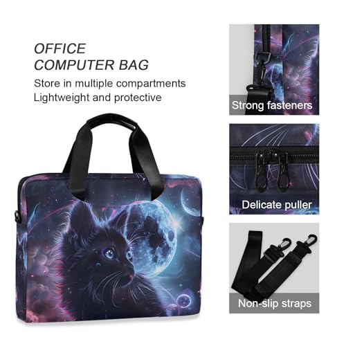 Fundas para portátil Galaxy Black Cat Kitten ALAZA miniatura 5