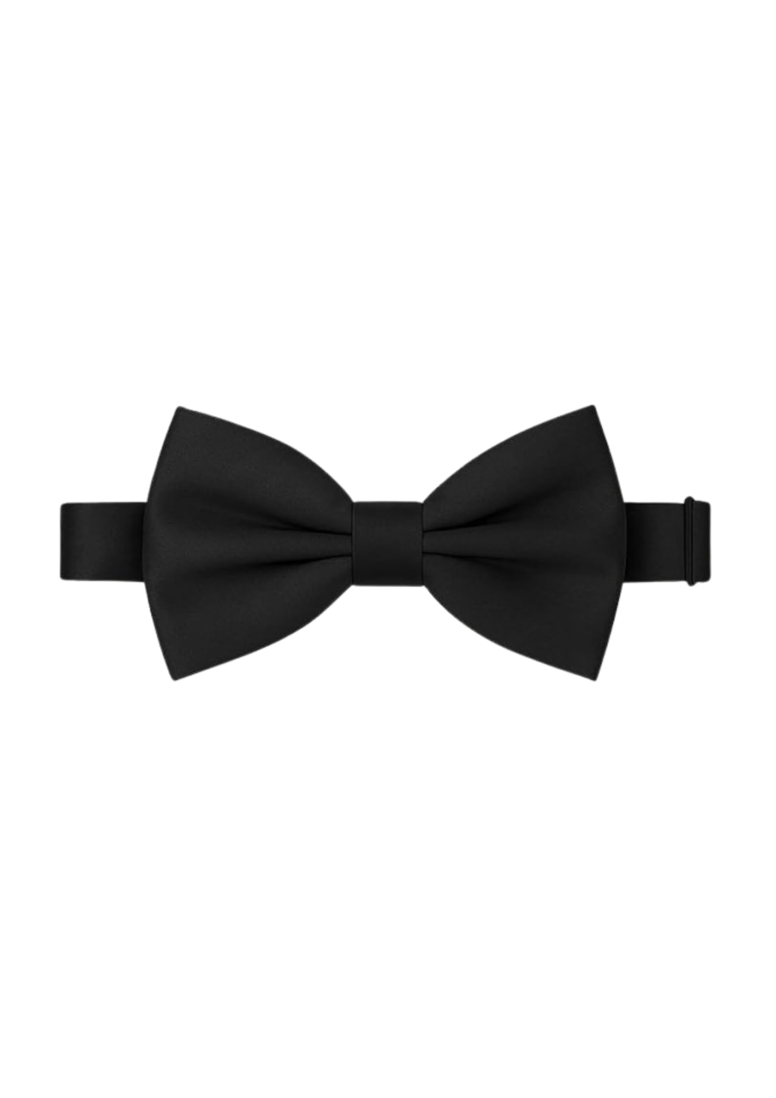 random stripe Men’s Classic Black Satin Pre-Tied Bow Tie – Adjustable Formal Bowtie-picture-36
