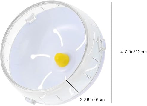 Silent Hamster Wheel - Exercise Wheel for Syrian Hamsters - Quiet Spinner Running Wheel for Small Animals - Pet Dwarf Hamsters Gerbils Mice Rats Guinea Pig Hedgehog Exercise Wheel Toy