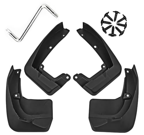 Image of Mud Flaps Mud Guards Fit for Honda CRV 2017-2022, Front & Rear Mud Splash Guards Accessories - 4 Pc, Black, LAN-CRV 17-22