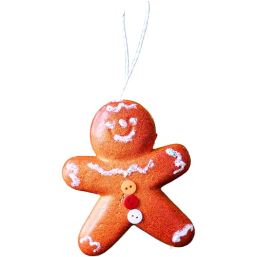 QOXEZY Juego de adornos colgantes de espuma de Navidad con helado, pastel, para caramelos, donas, galleteros y copos de nieve, bolas decorativas ligeras para árbol festivo y exhibición de fiestas