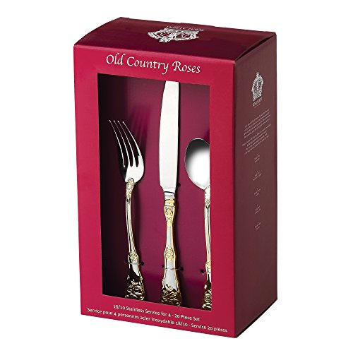 Royal Albert Old Country Roses 20-Piece Flatware Set