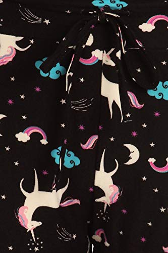 Image of Leggings Depot Women's Wide Leg Drawstring Pajama Pants for Lounge, Sleep