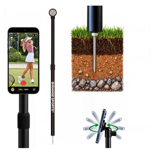 Phone Monopod Stick by iRangeSports - 37 INCH Heavy Duty Aluminum - Magsafe Compatible - Lightweight & Portable Phone Stand - Easily Film Steady Video On and Off The Golf Course - 5 Stars