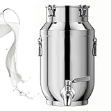 ★Bidon Alimentaire Inox Base antidérapante et conception anti-poussière : bidon lait inox Son fond antidérapant assure une stabilité optimale pendant l'utilisation. Son couvercle hermétique empêche la poussière, les débris et les insectes de pénétrer, garantissant ainsi propreté et pureté.