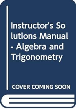 Paperback Instructor's Solutions Manual - Algebra and Trigonometry Book