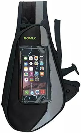 Outdoor Sport Unisex Waterproof Sling Pack Chest Pack Shoulder Backpack Cross Body Bag Hicking Biking Running Camping - Black