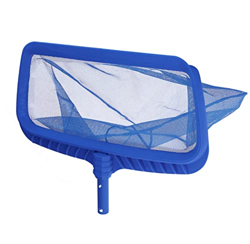 Épuisette Piscine Professionnelle 50 Cm – Cadre ABS Robuste, Filet Nylon Mailles Fines, Profondeur 38 Cm, Compatible Manches 28 Mm