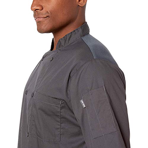 Image of Chef Code Men's Short Sleeve Unisex Cool Breeze Chef Coats