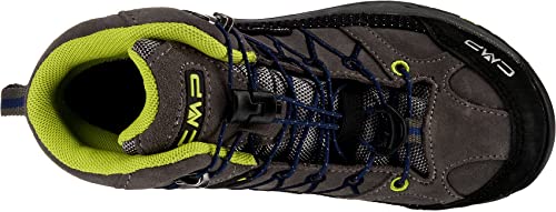 CMP Unisex Kinder Kids Rigel Mid Trekking Shoes Wp Trekking-Schuhe, Graphite Marine, 40 EU