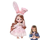 ➳Schönes Geschenk: Diese BJD-ist ein perfektes Geschenk für kleine Mädchen, die gerne mit n spielen. Es zeichnet sich durch ein lebensechtes Aussehen, flexible Gelenke und schöne Kleidung aus. Es kann ein Geburtstagsgeschenk, eine gewöhnliche Überraschung oder ein Weihnachtsgeschenk sein, das Ihrem Kind Freude und Unterhaltung bereiten wird.