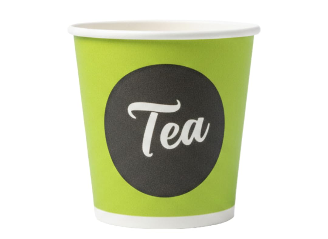 AMAR TRADERS Disposable Paper Cups | Paper Cups for Tea, Coffee & Hot Beverages | 80 Pieces Per Pack (80, Green, 150 Ml)