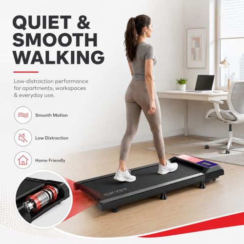Gkyet N4054AF Under-Desk Treadmill with 8% Incline — view 8