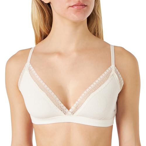 Sloggi Go Ribbed R Bralette brassière en coton côtelé pour femme