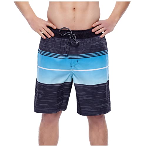 Rokka&Rolla Men's Swim Trunks Quick Dry Board Shorts Bathing Suit with Mesh Lining4
