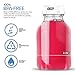 Reusable Clear Juice Bottles with Caps for Juicing & Smoothies, , 8 Ounce Empty Plastic Drink Containers for Mini Fridge, Juicer Shots, Small Water Bottles Bulk 8 oz (12 Pack)