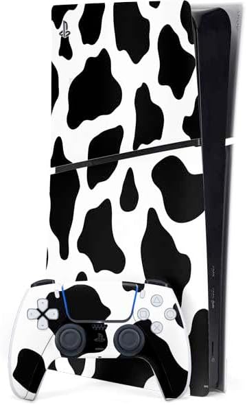 Skinit Decal Gaming Skin Compatible with PS5 Slim Digital Edition Bundle - Leopard Design
