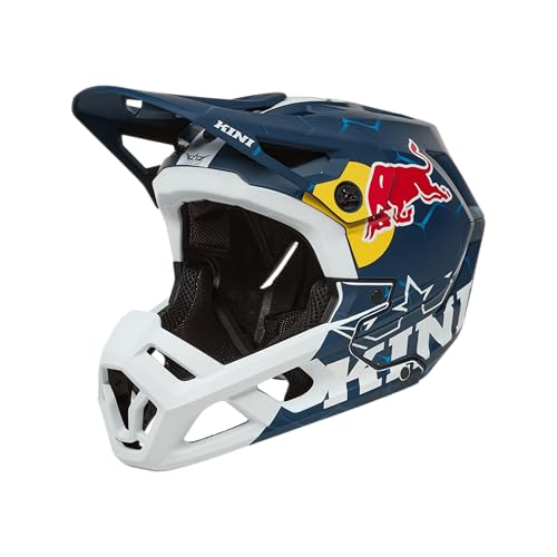 O'NEAL EC Casco da mountain bike Kini Red Bull 1.0, blu/bianco, M (57/58 cm)