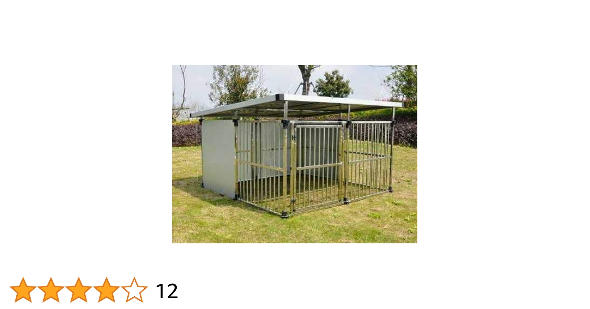 ドッグハウス　DFS-M2　（1坪タイプ屋外用犬小屋） Amazon | 大型犬小屋 ステンレス製 ドッグハウス DFS-M2 (1坪