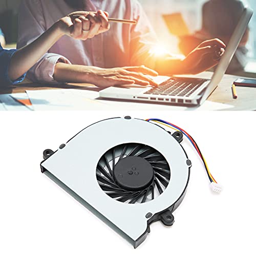 CPU Cooling Fan, 4Pin Case Fan Replacement, Laptop Cooler Computer Cooling Fan Radiator for HP Notebook 15-AC/15-AY/15-AY/15-BA/250 G4 - Image 3