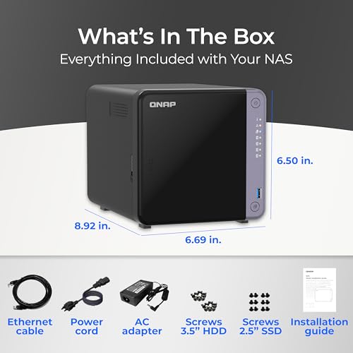 Image of QNAP TS-432X-4G-US 4 Bay 10GbE Desktop NAS with ARM Alpine AL524 Quad-core Processor and 4 GB DDR4 RAM (Diskless)