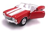 Maßstab 1:34-39 Scale Model H-Customs 1971 Chevelle SS 454 Modellauto Auto Lizenzprodukt 1:34 zufällige Farbauswahl