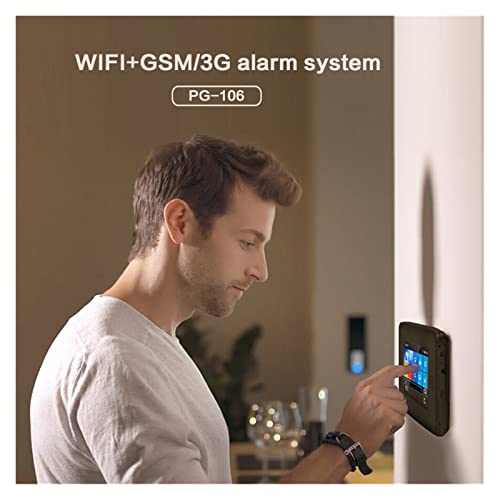 Sistemas de alarma 4G con red GSM GPRS inalámbrica y control remoto para el hogar inteligente 6