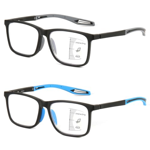 Missfive Multifocus Progressive Reading Glasses (2 Pack)