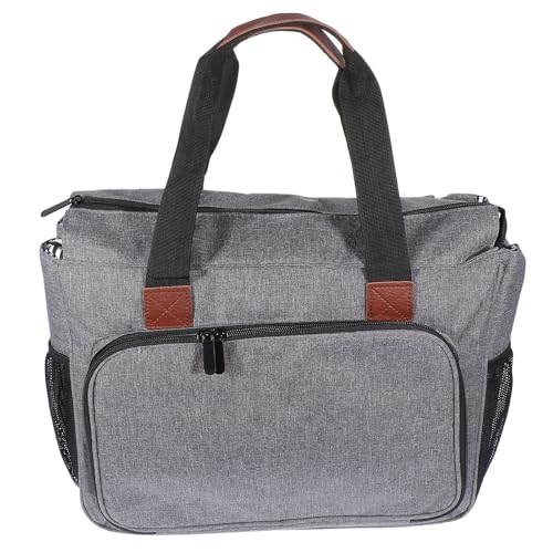 Maletín para bordar multibolsillos portátil de tela Oxford resistente 2
