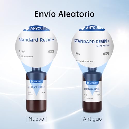 Resina UV 405nm para Impresoras 3D: Alta Precisión y Curado Rápido - 1000g - Gris - Fernando Cortés
