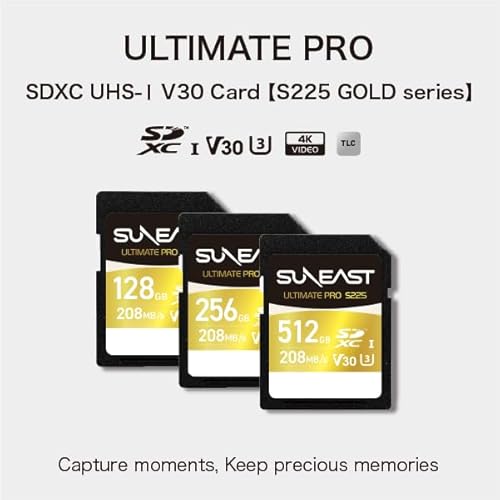 SUNEAST アルティメイトプロ SDXC UHS-Ⅰ V30 Card S225 GOLD series 128GB の商品画像 5