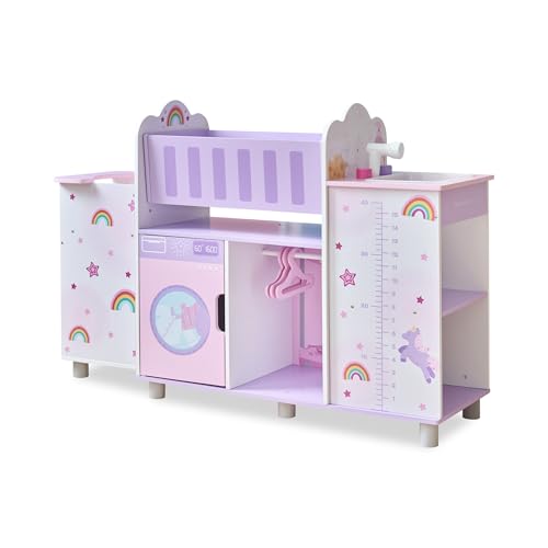 Olivias Little World Fantasy Care Doll Nursery 6-in-1 for Girls Ages 3+