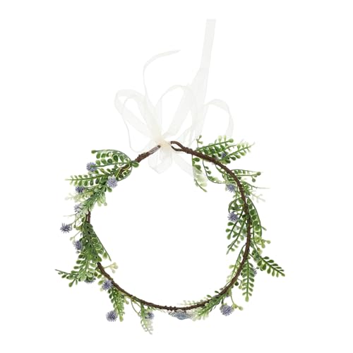 Holibanna diadema de de flores de hadas accesorio para el cabello de la novia floral de novia tocado de diademas de flores para mujer alambre de hierro