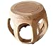 qazwsx Taburete clásico Chino, Taburete de Palisandro Antiguo de Madera Maciza Taburete de Tambor Guzheng de Caoba-A 29x34cm (11x13 Pulgadas)