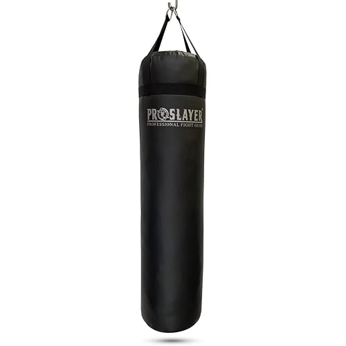 100lb Boxing MMA Heavy Punching Bag - Black - Made in USA - Filled