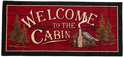 Cozy Cabin CC5268 Welcome to the Cabin Non Skid Rug 20