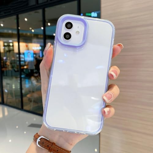 Coque transparente iPhone 16 Plus lavande pour protection smartphone voyage