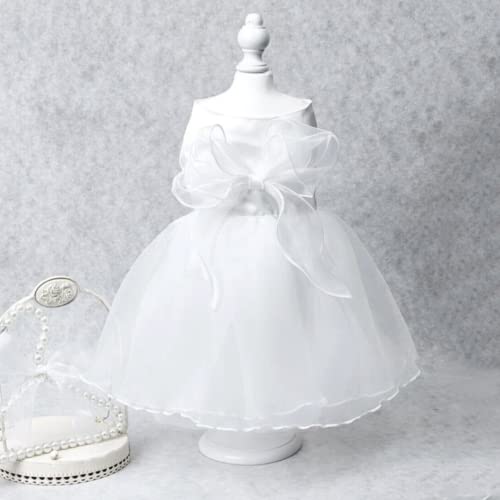 Weißes Hunde-Hochzeitskleid, Brautkleid, Hochzeitskostüm, Welpen, Prinzessinnenkleider für kleine Hunde, luxuriöse Hundekleidung, Zwergspitz, Chihuahua (weiß, XS)
