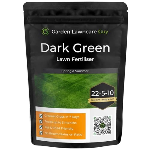 Dark Green Lawn Fertiliser - Non Toxic - High in Nitrogen Greens Grass Fast - Feeds for 90 Days -...