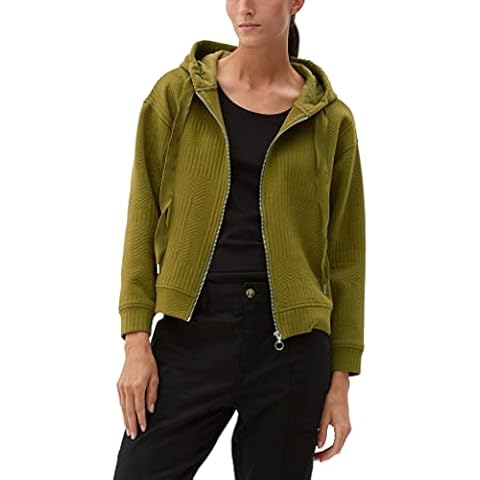 s.Oliver Women's Sporty Sweatshirt with Structure Cover