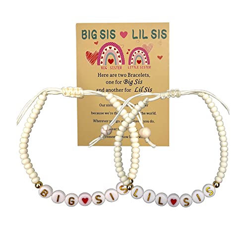 Image of Sister's Big Bracelet Gift, Little Girls' Sister Jewelry