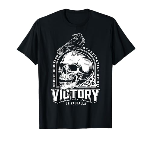 Patrimoine nordique : esprit scandinave, victoire ou Valhalla T-Shirt