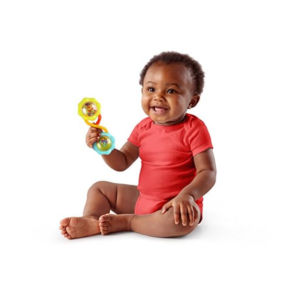 Bright Starts Oball Easy Grasp Shaker Rattle BPA-Free Infant Toy – Bild 8