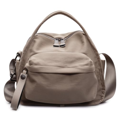 Top Handle Purses for Women Nylon Crossbody Bag Small Top Handle Handbags Lightweight Satchel Shoulder Bag