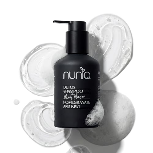 Champú Natural Sin Sulfatos ni Siliconas 250 ML | Limpieza Suave para Cuero Cabelludo Sensible | Con Kiwi y Granada | Cabello Ligero, Suave y con Volumen | Vegano | Envase Reutilizable Nuniq