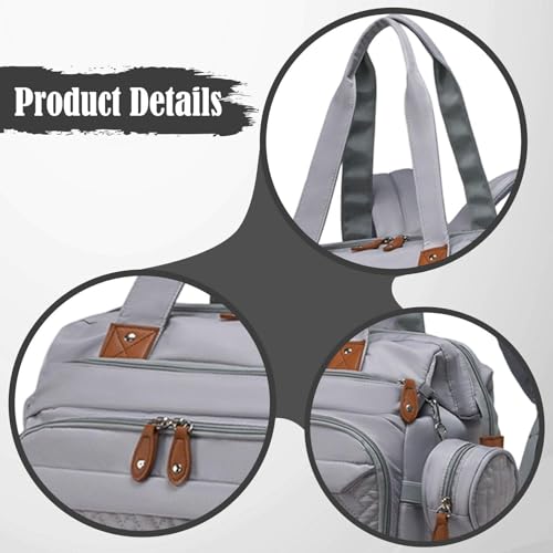 Sac à dos à langer multi-poches pour ranger linge et chaussures - 5