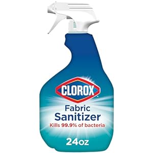 Clorox Bleach-Free Fabric Sanitizer Spray, Color-Safe Laundry Sanitizer – 24 ounces (Packaging May Vary)