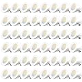Amico 5/6 inch 5CCT LED Recessed Lighting 48 Pack, Dimmable, IC & Damp Rated, 12.5W=100W, 950LM Can Lights with Baffle Trim, 2700K/3000K/4000K/5000K/6000K Selectable, Retrofit Installation - ETL & FCC