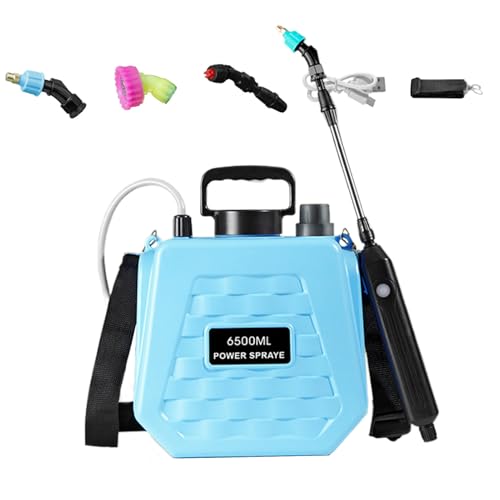 Cushangty Mochila Pulverizadora con Batería - Pulverizador Eléctrico Para Jardín | Depósito para Fumigar Abono con 2 Velocidades Ajustables para Jardinería Agrícola y Césped