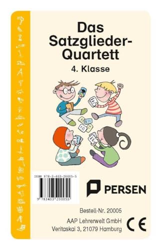 Das Satzglieder-Quartett: (4. Klasse)